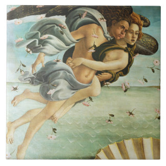 Botticelli "Venus födelse - Zephyr & Chloris" Kakelplatta