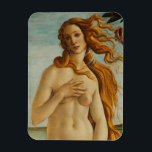 Botticelli Venus Magnet<br><div class="desc">Botticelli Venus magnet. Tempera på arbetsyta från 1486. Sandro Botticellis födelsedag är en av de mest erkända konstverken i världen en dynamisk mytologisk målning som visar att gudinna Venus bildas helt från vågar, och står på en snäcka som blåses upp av den blommande guden Zephyros mot den svetsande horakan. En...</div>