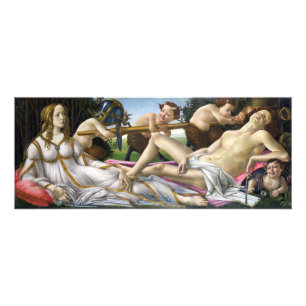 Botticelli Venus och fördärvar Fototryck