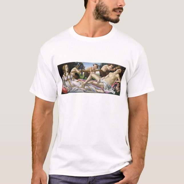 Botticelli Venus och fördärvar T-tröja Tee Shirt (Framsida)