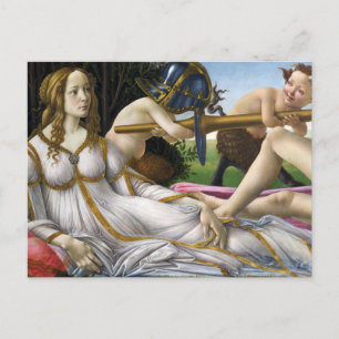 Botticelli Venus och Mars vykort