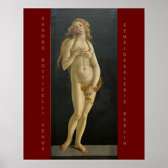 Botticelli - Venus - Renaissance Poster (Framsidan)