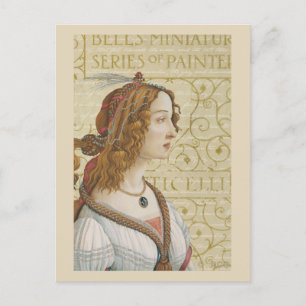 Botticelli Woman Vykort
