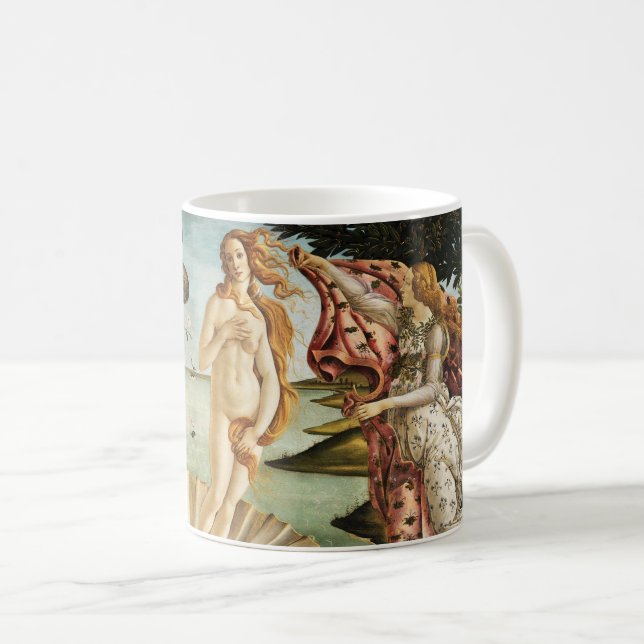 Botticellis födelse Venus Kaffemugg (Framsida höger)