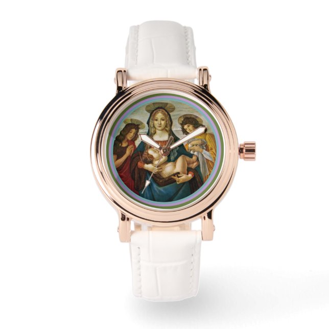 Botticelli's Madonna And Child Armbandsur (Framsida)