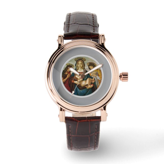 Botticelli's Madonna And Child Armbandsur (Framsida)