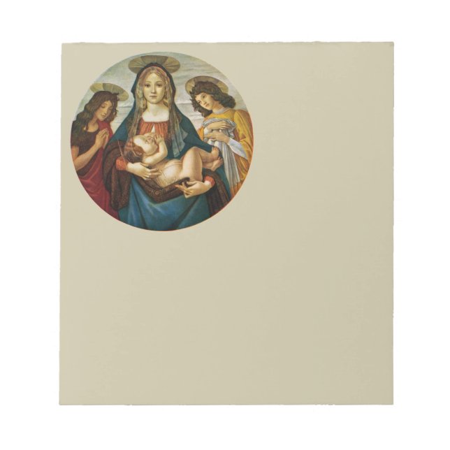 Botticellis madonna och barn anteckningsblock (Framsida)