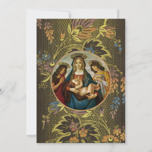 Botticellis Madonna och barn Inbjudningar