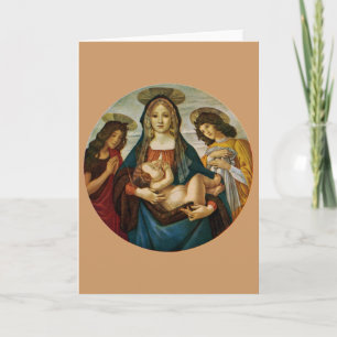 Botticellis Madonna och barn Kort