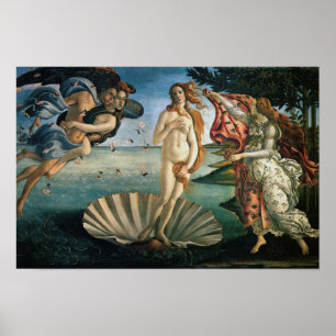 Botticellis Venus födelse Poster