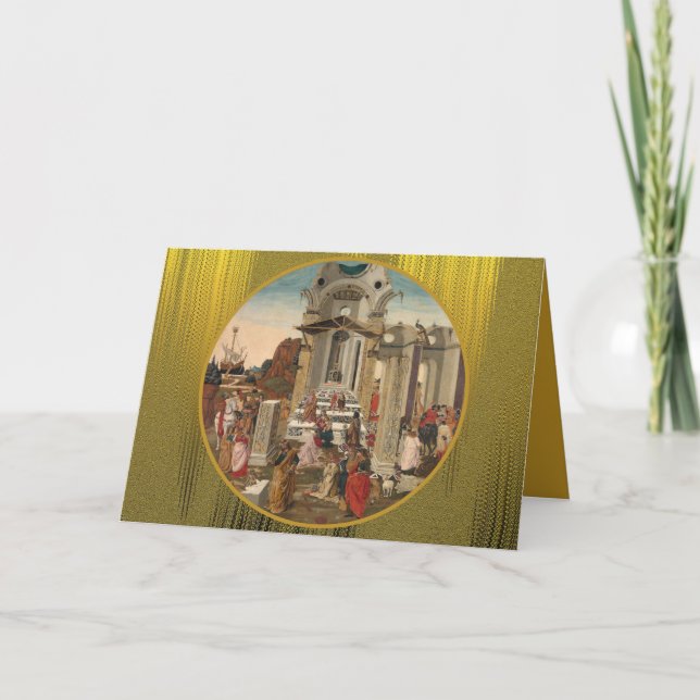 Botticinis tillägg till Magi Helgdag Helgkort (Framsida)