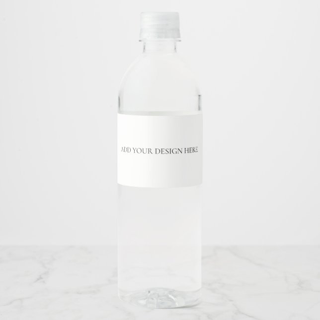Bottle Label Vattenflaskor Etikett (Framsida)