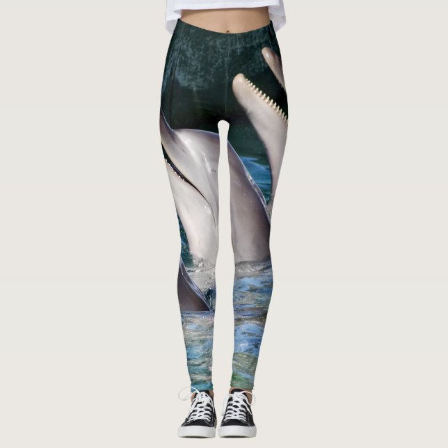 Bottlenosedelfin Leggings (Framsida)