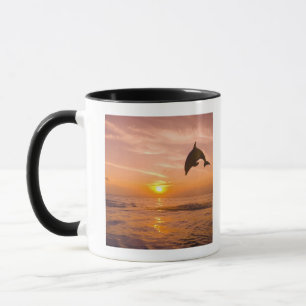 Bottlenosedelfin som hoppar 2 mugg