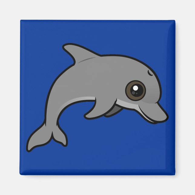 Bottlenosolfin Magnet (Framsidan)