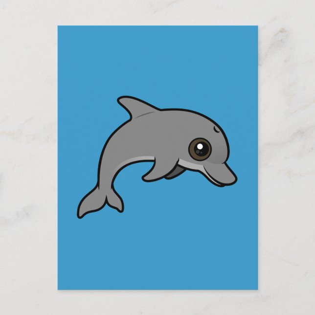 Bottlenosolfin Vykort (Framsida)