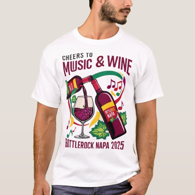 BottleRock 2025 Collector's Edition Band Tee (Framsida)