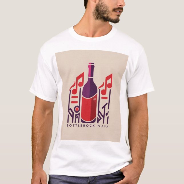 BottleRock Napa Valley 2025 Exklusiv Festival Tee (Framsida)