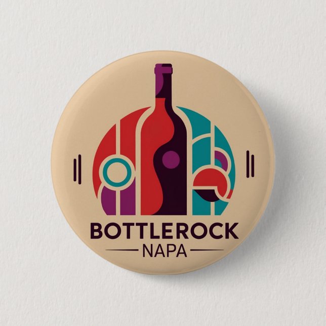 BottleRock Napa Valley-knapp | Festivalinspirerad  Knapp (Framsida)