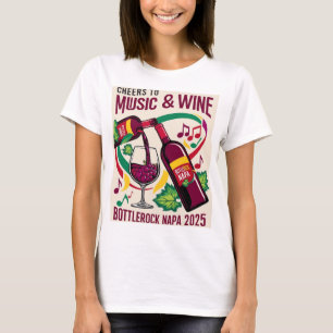 BottleRock Napa Valley Tour T-Shirt - Mjukt och lä