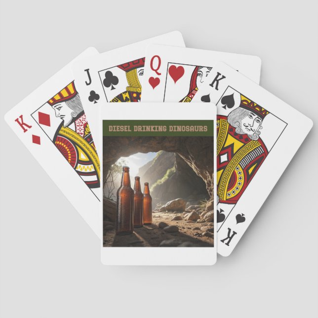 Bottles Beside A Cave Casinokort (Baksidan)