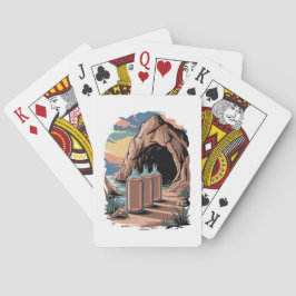 Bottles Near A Cave Entrance  Casinokort