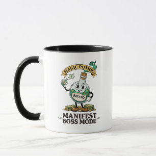 Botto Manifest Boss Mode Retro 1930-tals Tecknad D Mugg