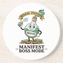 Botto Manifest Boss Mode Retro 1930s Cartoon Potio Underlägg