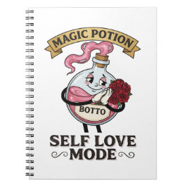 Botto Self Love Mode Vintage Magic Potion A Anteckningsbok