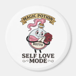 Botto Själv Kärlek Läge Vintage Magisk Trolldryck Magnet