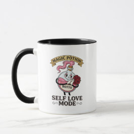 Botto Själv Kärlek Läge Vintage Magisk Trolldryck  Mugg