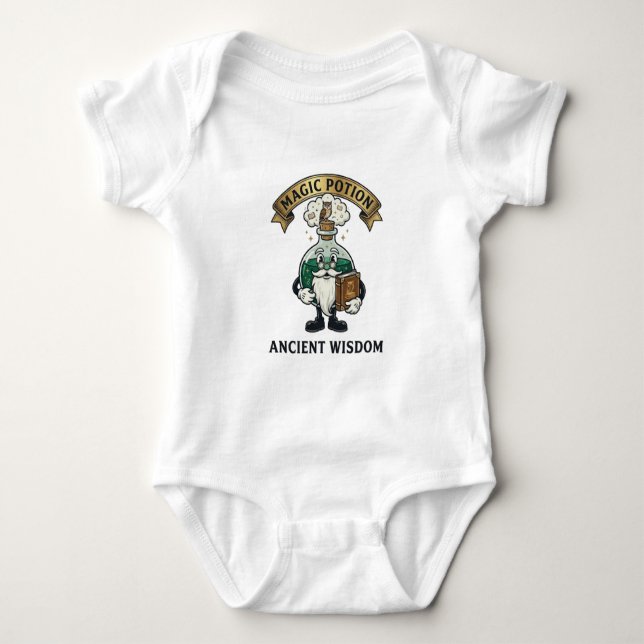 Botto urgammal visdom trollkarl magisk dryck uggla t shirt (Framsida)