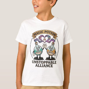 Botto Varumärke Ostoppbara Allians Retro Magi Dryc T Shirt