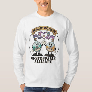 Botto Varumärke Ostoppbara Allians Retro Magi Dryc T Shirt