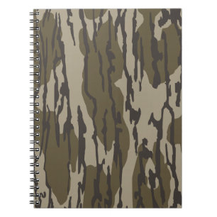 Bottom Lands Camo för manlig jaktkläder och utrust Anteckningsbok