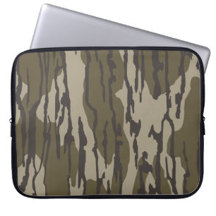 Bottom Lands Camo för manlig jaktkläder och utrust Laptop Fodral