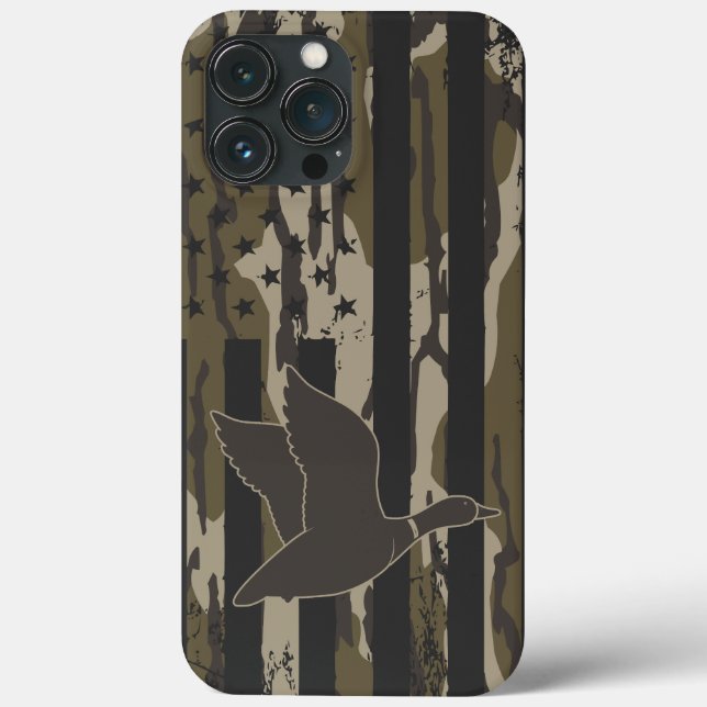 Bottomland Camo Anka Hunting American Flagga Fören (Baksida)