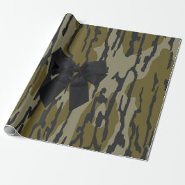 Bottomland Camo Cute Bow Ribbon for Women & Girls Presentpapper