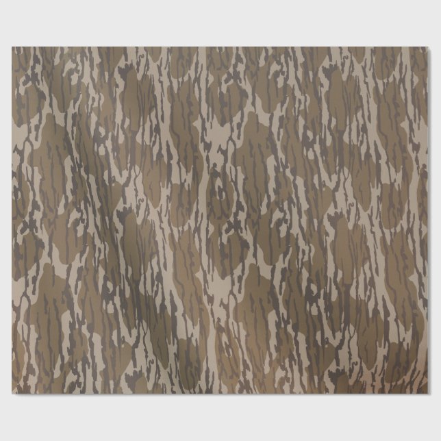 Bottomland Camo Presentpapper (Platt)