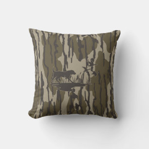 Bottomland Camo Skin Hund och Ankor Kudde