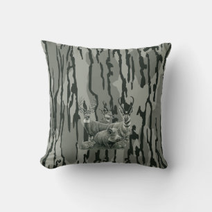 Bottomland Camo Whitetail Hjort Mule Hjort Prongho Kudde