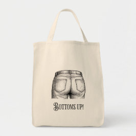 Bottoms Up! Funny White Elephant Gift Christmas Tygkasse