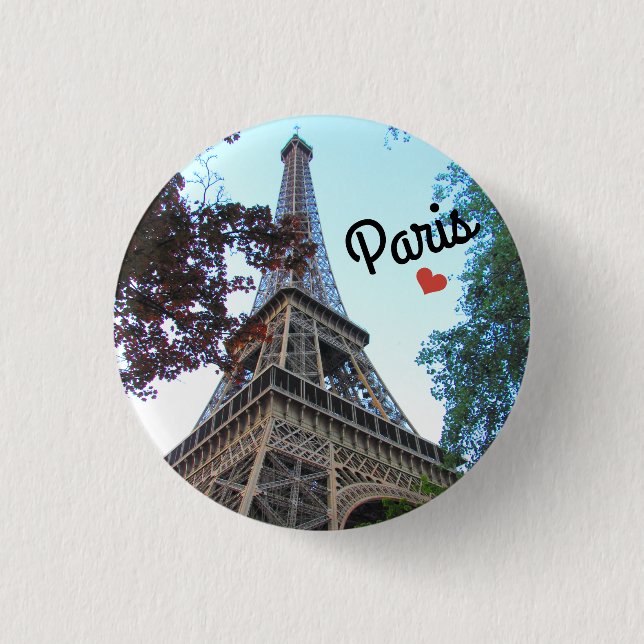 Botton / Pin ~ Paris, France Knapp (Framsida)