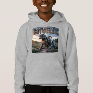 Botweiler Fotografisk – Robot Rottweiler Rolig T Shirt