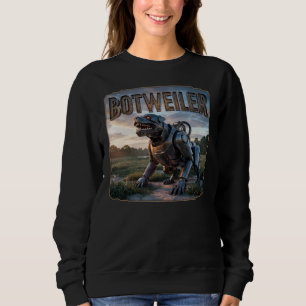 Botweiler Fotografisk – Robot Rottweiler Rolig T Shirt