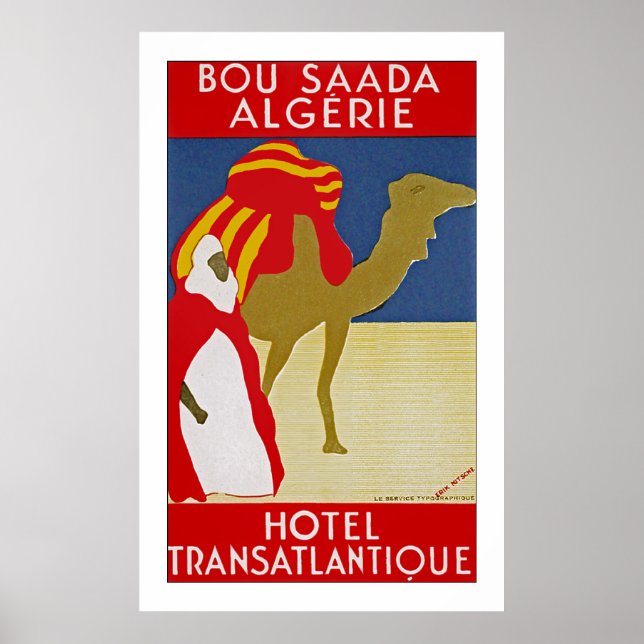 Bou Saada Algerie Poster (Framsidan)