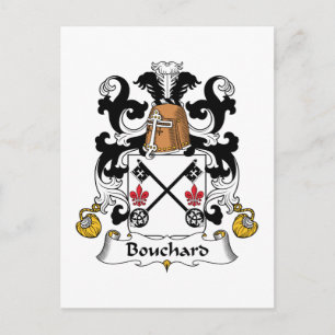 Bouchard Family Crest Vykort