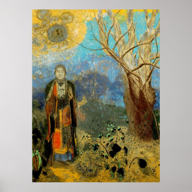 BOUDDHA AV REDON STORE TRINT PÅ CANVAS POSTER (Framsidan)