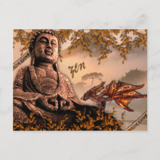 Bouddha Zenement Vykort