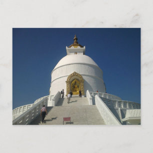 Boudhanath - Buddhist Temple, Kathmandu Nepal Vykort